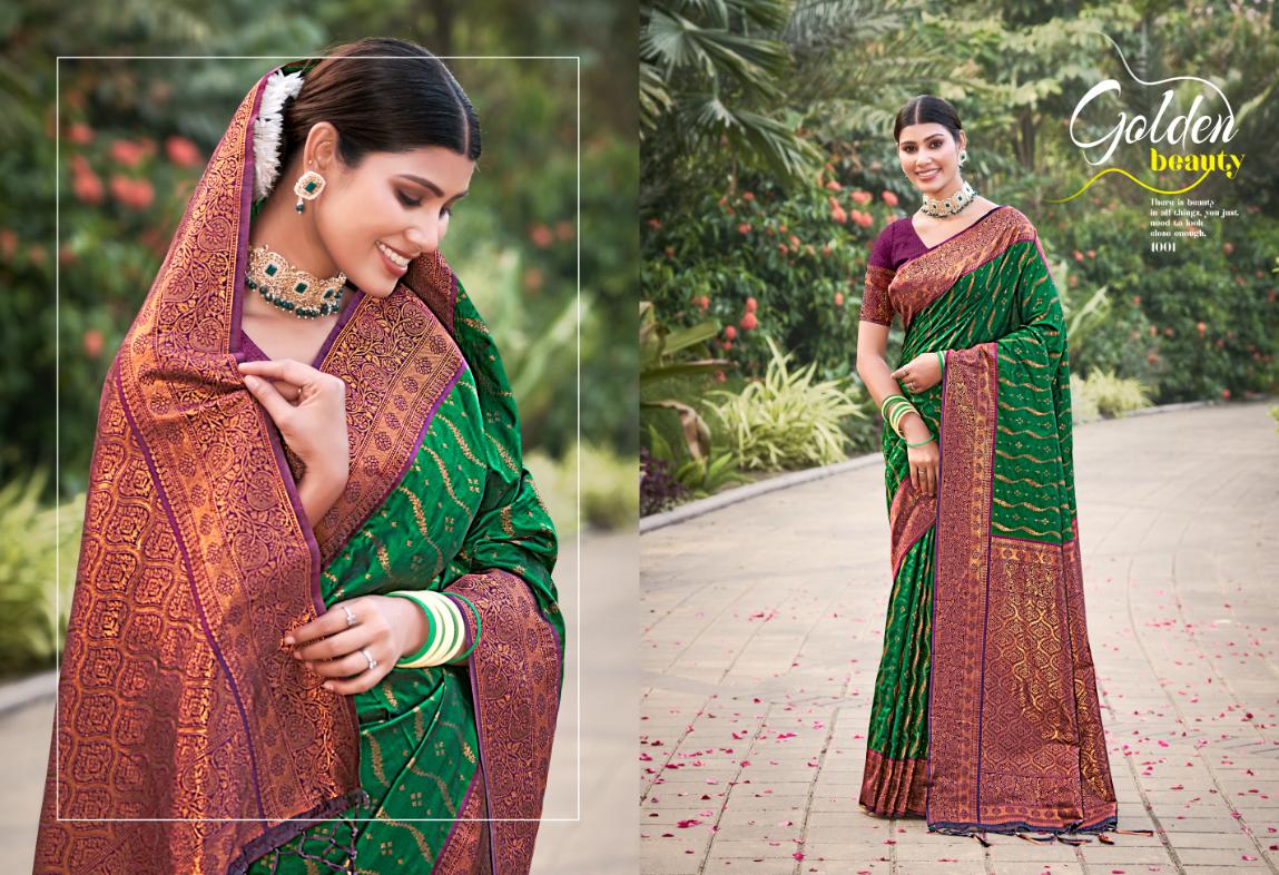 Bunawat Komilika  Wedding Wear Silk Banarasi Saree Catalog